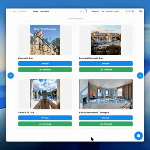Luxury property showcase
